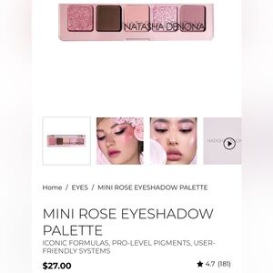 Natasha Denona Mini Rose Eyeshadow Palette